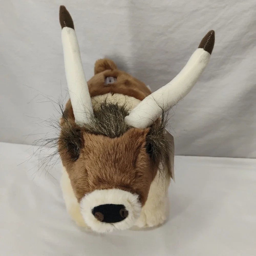NWT Carstens Leisure Time Animals Plush Longhorn Kids‎ Gift Coin Bank